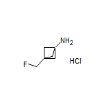 1-Amino-3-(fluoromethyl)bicyclo[1.1.1]pentane Hydrochloride