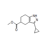 Methyl 3-Cyclopropyl-4,5,6,7-tetrahydro-1H-indazole-5-carboxylate
