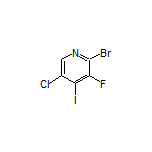 2-Bromo-5-chloro-3-fluoro-4-iodopyridine