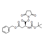 4-Benzyl (S)-1-(2,5-Dioxo-1-pyrrolidinyl) 2-(Boc-amino)succinate