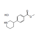 Methyl 4-(3-Piperidyl)benzoate Hydrochloride