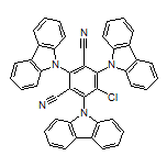 2,4,6-Tri(9-carbazolyl)-5-chloroisophthalonitrile
