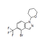 4-Bromo-1-(tetrahydro-2H-pyran-2-yl)-5-(trifluoromethyl)indazole