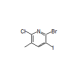 2-Bromo-6-chloro-3-iodo-5-methylpyridine