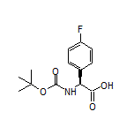 (S)-2-(Boc-amino)-2-(4-fluorophenyl)acetic Acid