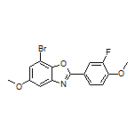 7-Bromo-2-(3-fluoro-4-methoxyphenyl)-5-methoxybenzoxazole