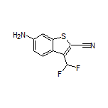 6-Amino-3-(difluoromethyl)benzo[b]thiophene-2-carbonitrile
