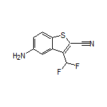 5-Amino-3-(difluoromethyl)benzo[b]thiophene-2-carbonitrile