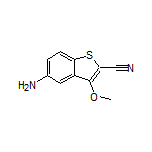 5-Amino-3-methoxybenzo[b]thiophene-2-carbonitrile