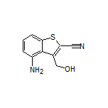 4-Amino-3-(hydroxymethyl)benzo[b]thiophene-2-carbonitrile
