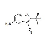 5-Amino-2-(trifluoromethyl)benzo[b]thiophene-3-carbonitrile