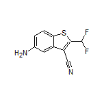 5-Amino-2-(difluoromethyl)benzo[b]thiophene-3-carbonitrile