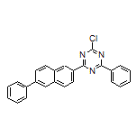 2-Chloro-4-phenyl-6-(6-phenyl-2-naphthyl)-1,3,5-triazine