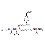 Allyl [(S)-1-[[(S)-1-[[4-(Hydroxymethyl)phenyl]amino]-1-oxo-5-ureido-2-pentyl]amino]-3-methyl-1-oxo-2-butyl]carbamate