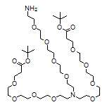 N-(Amino-PEG4)-N-bis(PEG4-tert-butyl Ester)