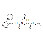 2-[Fmoc-[3-(allyloxy)-3-oxopropyl]amino]acetic Acid