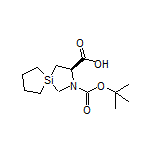 (R)-2-Boc-2-aza-5-silaspiro[4.4]nonane-3-carboxylic Acid