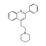 2-Phenyl-4-[2-(1-piperidyl)ethyl]quinoline