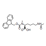 (S)-2-[Fmoc-(methyl)amino]-6-acetamidohexanoic Acid