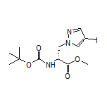 Methyl (R)-2-(Boc-amino)-3-(4-iodo-1-pyrazolyl)propanoate