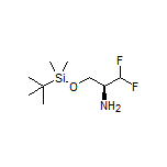 (S)-3-[(tert-Butyldimethylsilyl)oxy]-1,1-difluoro-2-propanamine