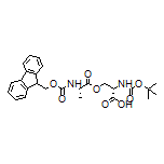 (S)-3-[[(S)-2-(Fmoc-amino)propanoyl]oxy]-2-(Boc-amino)propanoic Acid