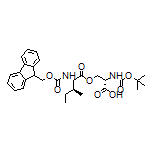 (S)-3-[[(2S,3S)-2-(Fmoc-amino)-3-methylpentanoyl]oxy]-2-(Boc-amino)propanoic Acid