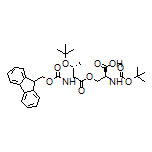 (S)-3-[[(2S,3R)-2-(Fmoc-amino)-3-(tert-butoxy)butanoyl]oxy]-2-(Boc-amino)propanoic Acid