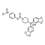 4-Nitrophenyl 4-[Bis(benzo[d][1,3]dioxol-5-yl)(hydroxy)methyl]piperidine-1-carboxylate