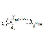 3-[(Dimethylamino)methyl]-N-[2-[4-(hydroxycarbamoyl)phenoxy]ethyl]benzofuran-2-carboxamide