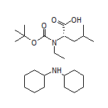 (S)-2-[Boc-(ethyl)amino]-4-methylpentanoic Acid Dicyclohexylamine