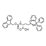 (R)-2-[Fmoc-(methyl)amino]-5-oxo-5-(tritylamino)pentanoic Acid