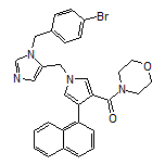 [1-[[1-(4-Bromobenzyl)-5-imidazolyl]methyl]-4-(1-naphthyl)-3-pyrrolyl](morpholino)methanone