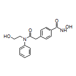 N-Hydroxy-4-[2-[(2-hydroxyethyl)(phenyl)amino]-2-oxoethyl]benzamide