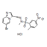 N’-[(6-Bromoimidazo[1,2-a]pyridin-3-yl)methylene]-N,2-dimethyl-5-nitrobenzenesulfonohydrazide Hydrochloride