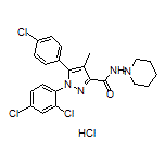 5-(4-Chlorophenyl)-1-(2,4-dichlorophenyl)-4-methyl-N-(1-piperidyl)pyrazole-3-carboxamide Hydrochloride