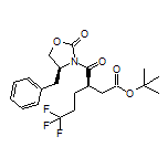 tert-Butyl (R)-3-[(S)-4-Benzyl-2-oxooxazolidine-3-carbonyl]-6,6,6-trifluorohexanoate