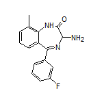 3-Amino-5-(3-fluorophenyl)-9-methyl-1H-benzo[e][1,4]diazepin-2(3H)-one