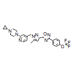 5-[1-[[2-(4-Cyclopropyl-1-piperazinyl)-4-pyridyl]methyl]-5-methyl-3-pyrazolyl]-3-[4-(trifluoromethoxy)phenyl]-1,2,4-oxadiazole