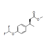 Methyl (R)-3-[4-(Difluoromethoxy)phenyl]butanoate