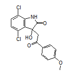 4,7-Dichloro-3-hydroxy-3-[2-(4-methoxyphenyl)-2-oxoethyl]indolin-2-one