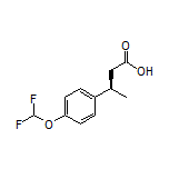 (R)-3-[4-(Difluoromethoxy)phenyl]butanoic Acid