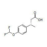 (S)-3-[4-(Difluoromethoxy)phenyl]butanoic Acid