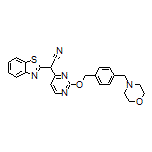 2-(2-Benzothiazolyl)-2-[2-[[4-(morpholinomethyl)benzyl]oxy]-4-pyrimidinyl]acetonitrile