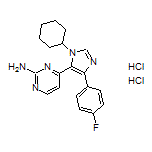 2-Amino-4-[1-cyclohexyl-4-(4-fluorophenyl)-5-imidazolyl]pyrimidine Dihydrochloride