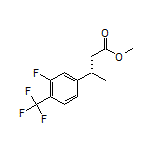 Methyl (S)-3-[3-Fluoro-4-(trifluoromethyl)phenyl]butanoate