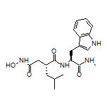 (R)-N1-[(S)-3-(3-Indolyl)-1-(methylamino)-1-oxo-2-propyl]-N4-hydroxy-2-isobutylsuccinamide