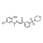 (E)-N’-[1-(5-Chloro-2-hydroxyphenyl)ethylidene]-3-(morpholinosulfonyl)benzohydrazide
