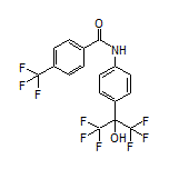 N-[4-(1,1,1,3,3,3-Hexafluoro-2-hydroxy-2-propyl)phenyl]-4-(trifluoromethyl)benzamide