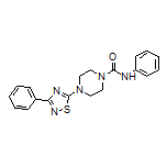 N-Phenyl-4-(3-phenyl-1,2,4-thiadiazol-5-yl)piperazine-1-carboxamide